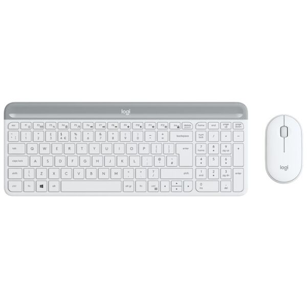 Logitech MK470 ince Kablosuz Set Beyaz 920-009436