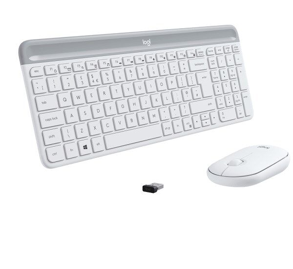 Logitech MK470 ince Kablosuz Set Beyaz 920-009436