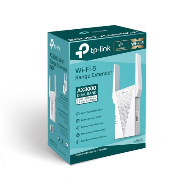 Tp-Link RE715X AX3000 Wi-Fi 6 Menzil Genişletici