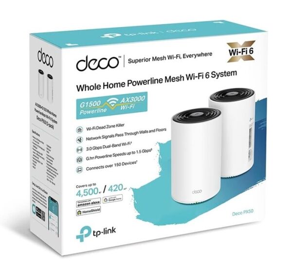 Tp-Link Deco PX50(2-pack) Mesh İkili Router