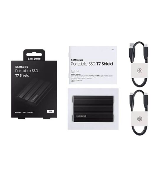 Samsung T7 2TB Usb 3.2 Gen 2 Type-C Siyah Shield