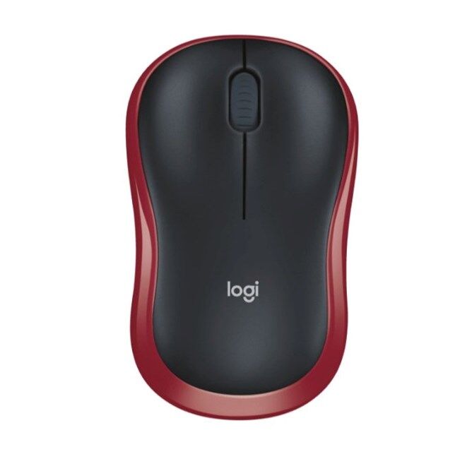 Logitech M185 Kablosuz Mouse Siyah-Krmz 910-002237