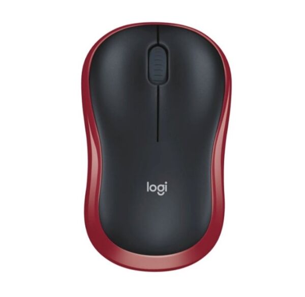 Logitech M185 Kablosuz Mouse Siyah-Krmz 910-002237