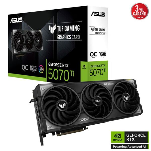 Asus GeForce RTX5070TI 16G Tuf Gaming OC GD7 256B