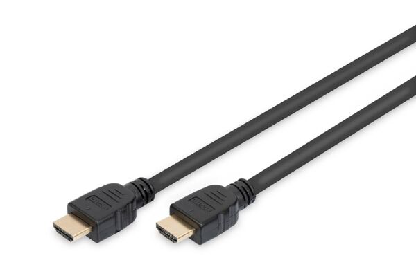 Digitus HDMI Kablo Altın Uçlu Siyah (3m) 8K