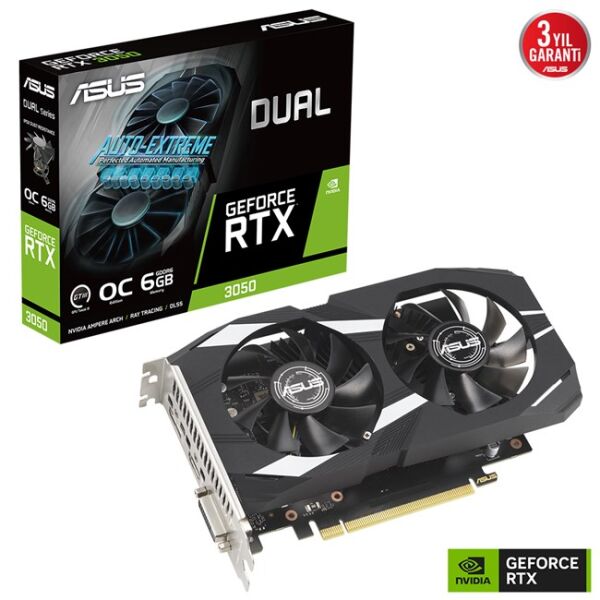Asus GeForce RTX 3050 6GB Dual OC 96Bit