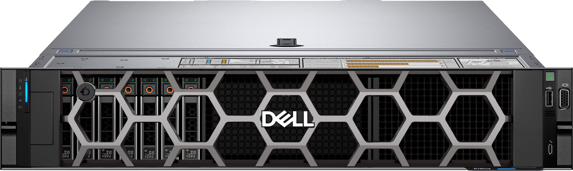 DELL Srv R760xs 1*Xeon Silver 4510 (12C/2.4Ghz) 128GB DDR5 2x960GB SAMSUNG ENTERPRISE SSD + 3x12TB DELL SAS 7.2K 12G (12x3.5'') PERC H755 2x1GbE iDRAC9 Ent. 2x700W PSU 2U Rack