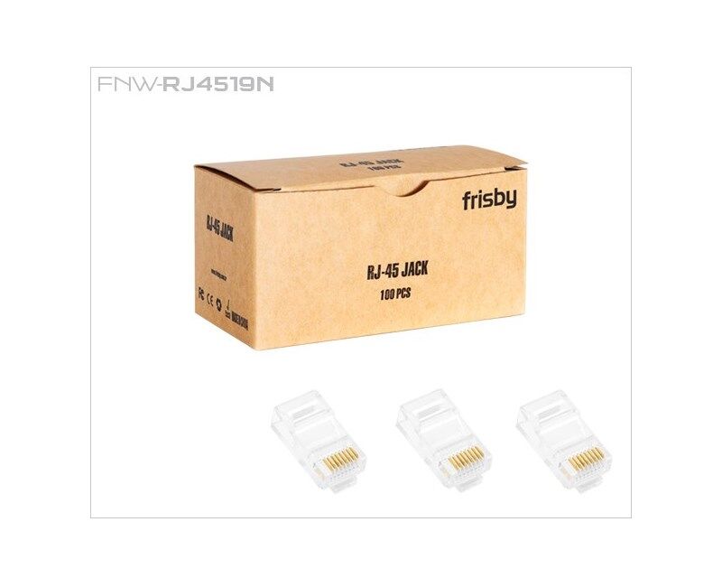 Frisby FNW-RJ4520N UTP Cat6 RJ45 Konnektör 100'lü
