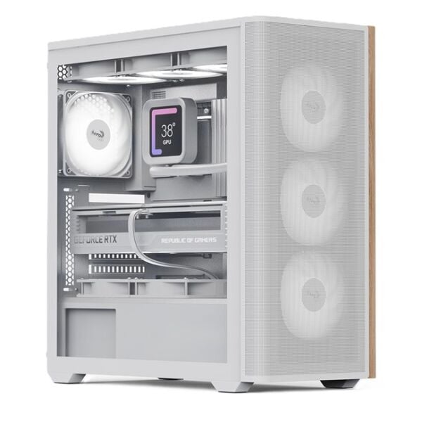 Aerocool D501A A-RGB Type-C ATX Beyaz