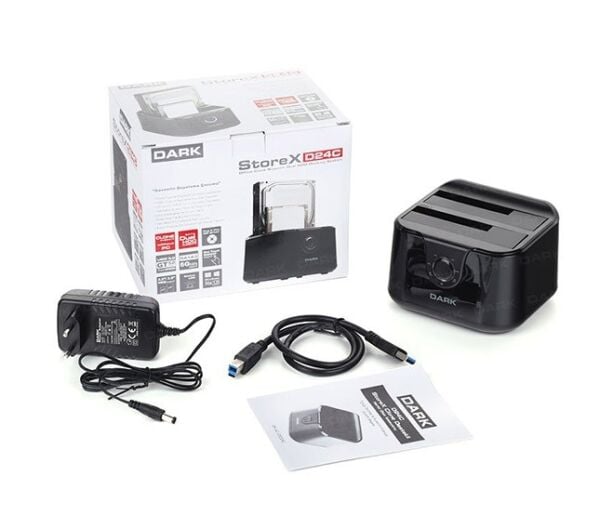 Dark DK-AC-DSD24C USB3.0 2li Disk İstasyonu