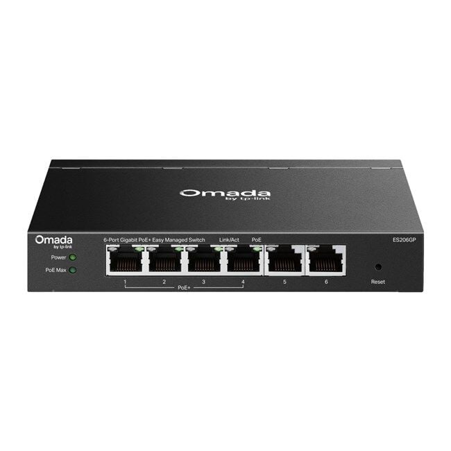 Omada 6Port Gigabit 4xPoE 65W (ES206GP)
