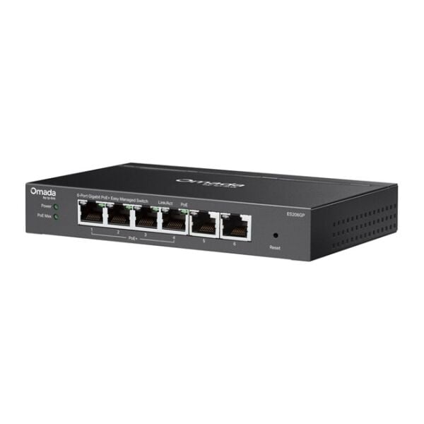 Omada 6Port Gigabit 4xPoE 65W (ES206GP)