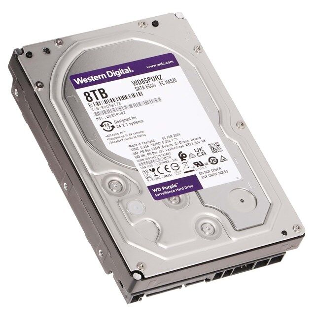 WD Purple 8TB 5640Rpm 128MB -WD85PURZ