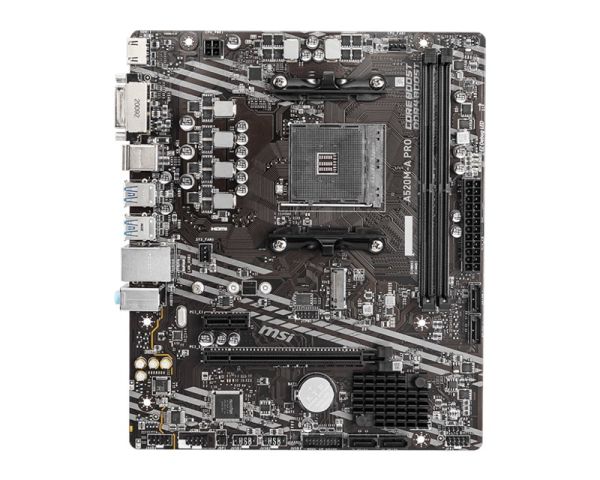 MSI A520M-A Pro AM4 Ryzen DDR4 Dvi Hdmi