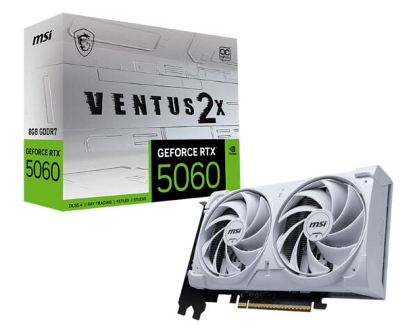 MSI GeForce RTX 5060 8G Ventus 2X OC GD7 Beyaz