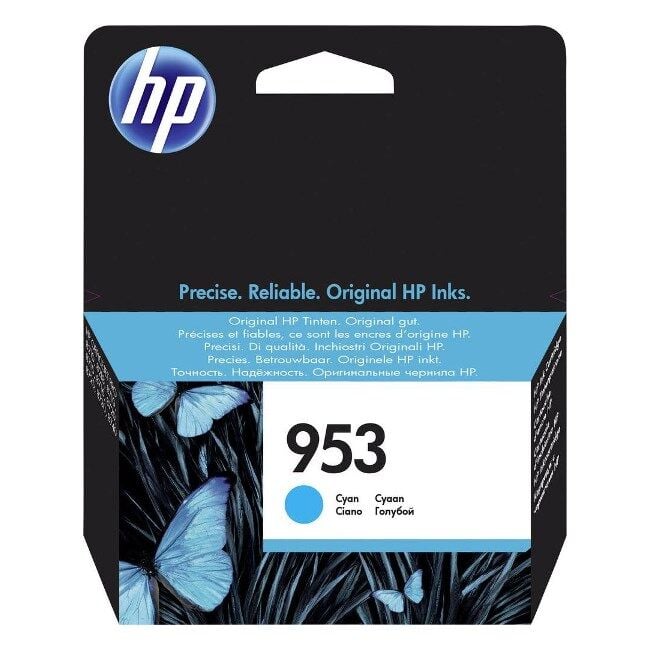 HP F6U12AE Mavi Renkli Mürekkep Kartuş (953)
