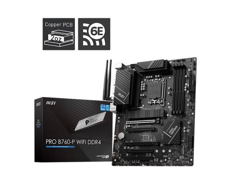 MSI Pro B760-P Wifi D4 1700P Hdmi Dp