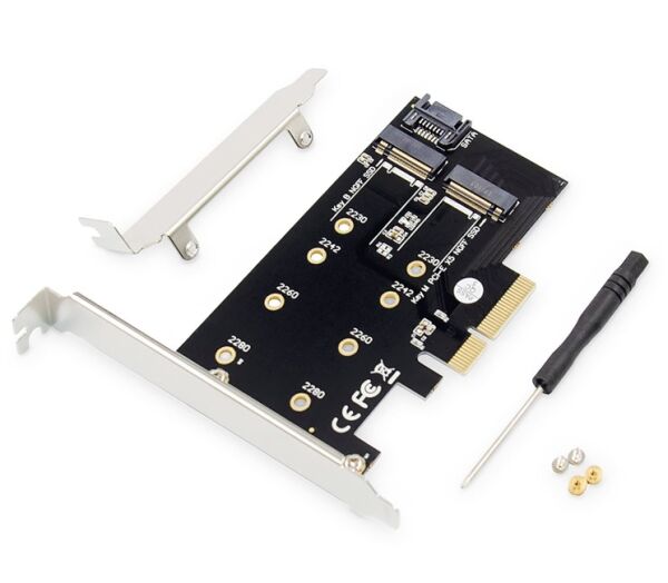 Digitus M.2 NGFF/NVM PCI Express 3.0 (x4) Adaptör