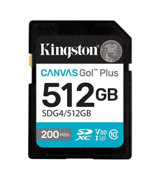 Kingston 512GB SDXC Gen4 200MB/s SDG4/256GB