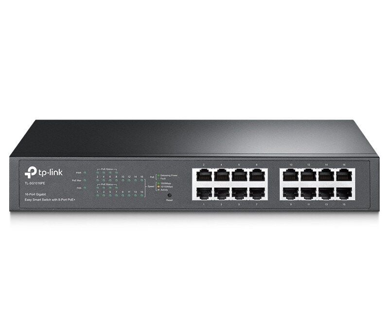 Tp-Link 16Port Gigabit 8xPoE 150W (TL-SG1016PE)