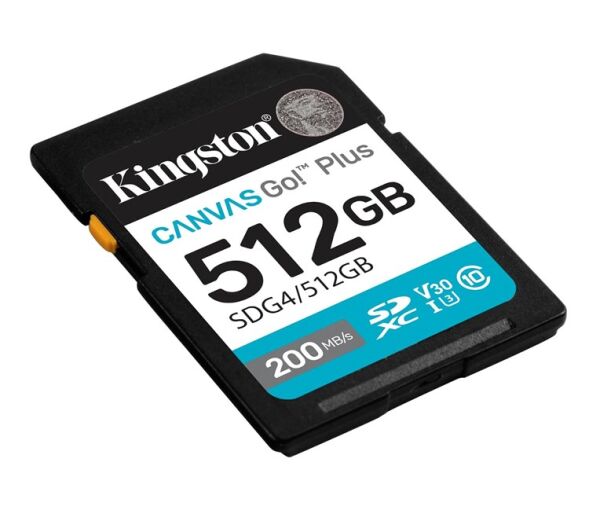 Kingston 512GB SDXC Gen4 200MB/s SDG4/512GB