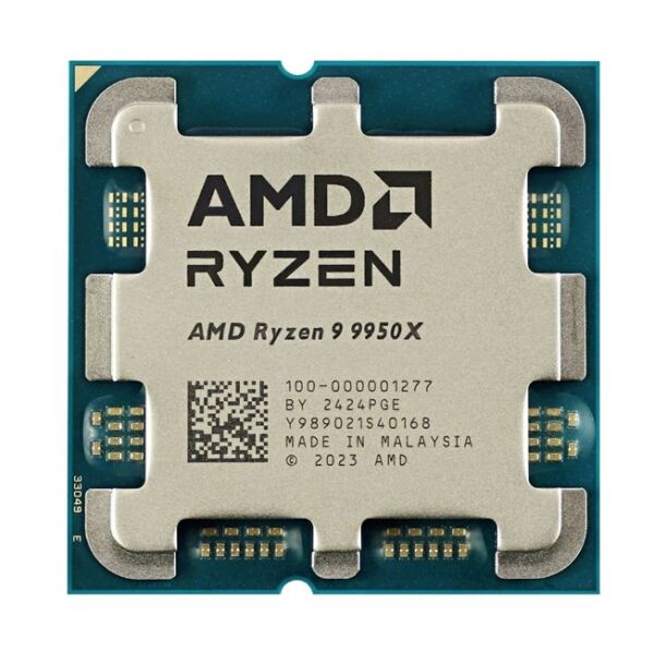 Amd Ryzen 9 9950X AM5Pin 170W Fansız (Tray)