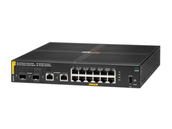 HPE Aruba 6000 12G PoE 2SFP 139W (R8N89A)