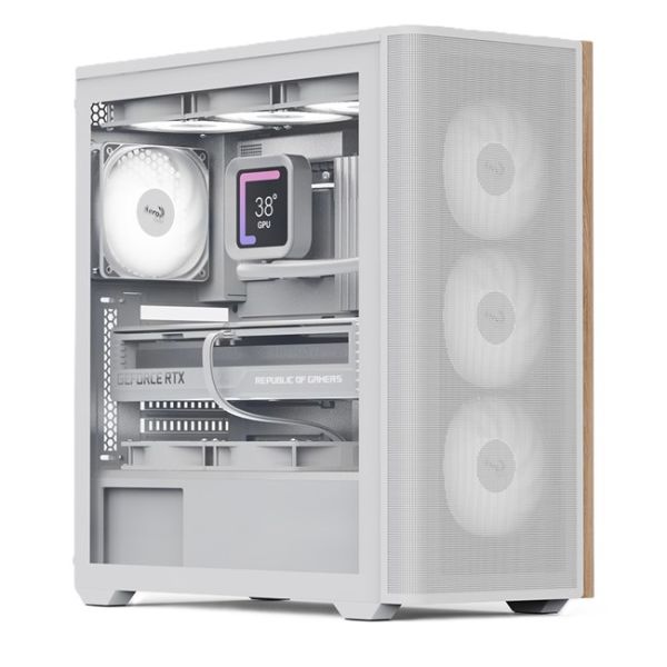 Aerocool D501A Type-C A-RGB ATX Beyaz (Psu yok)