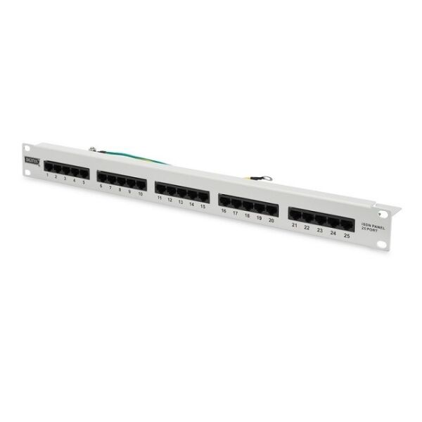 Digitus DN-91325-1 19 Inch 25 port CAT-3 Zırhsız