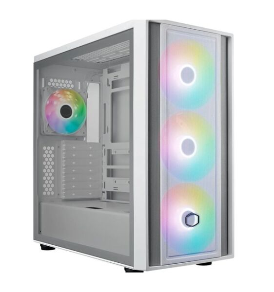 Cooler Master (MB600) TG ARGB Beyaz (Psu yok)