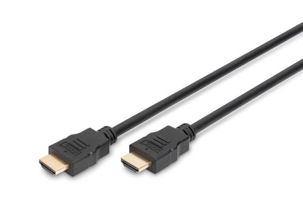 Digitus HDMI Kablo Altın Uçlu Siyah (5m) 4K
