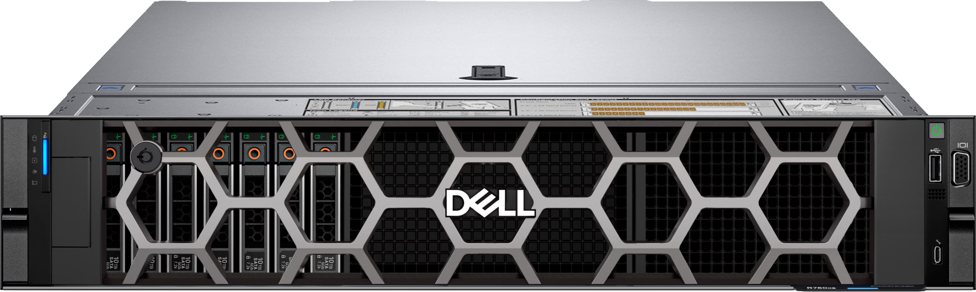 DELL Srv R760xs 1*Xeon Gold 6526Y (16C/2.8Ghz) 64GB DDR5 2x480GB DELL SSD (8x2.5'') PERC H755 2x1GbE iDRAC9 Ent. 2x700W PSU 2U Rack 3 Year Pro Support NBD Onsite Warranty