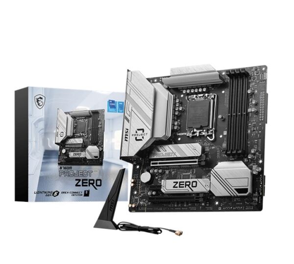 MSI B760M Project Zero Wifi DDR5 1700P Hdmi Dp