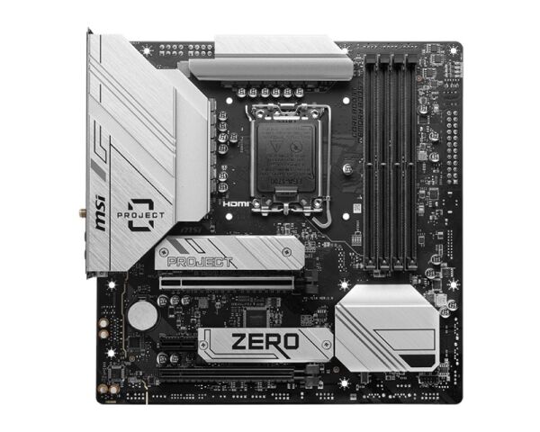 MSI B760M Project Zero Wifi DDR5 1700P Hdmi Dp
