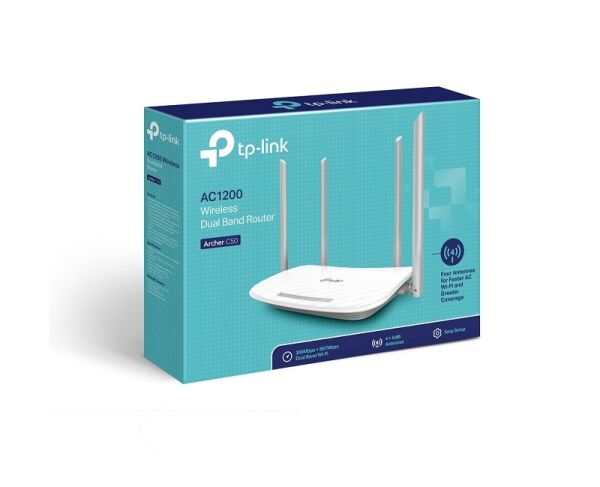 Tp-Link Archer C50 Çift Bant Router