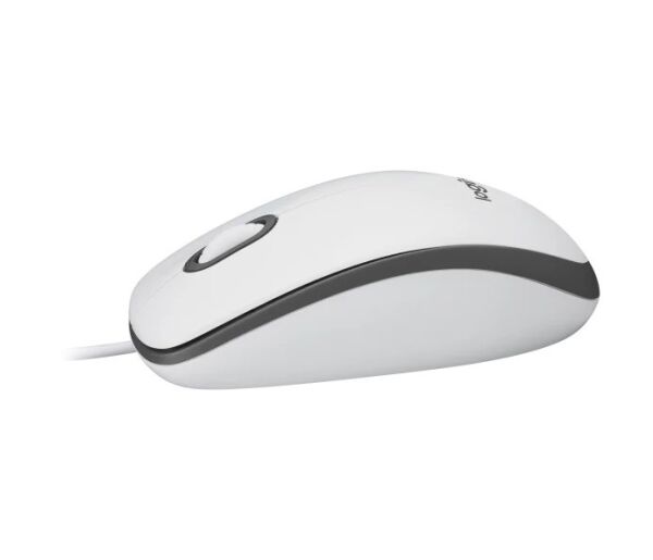 Logitech M100 Kablolu Optik Mouse Beyaz 910-006764