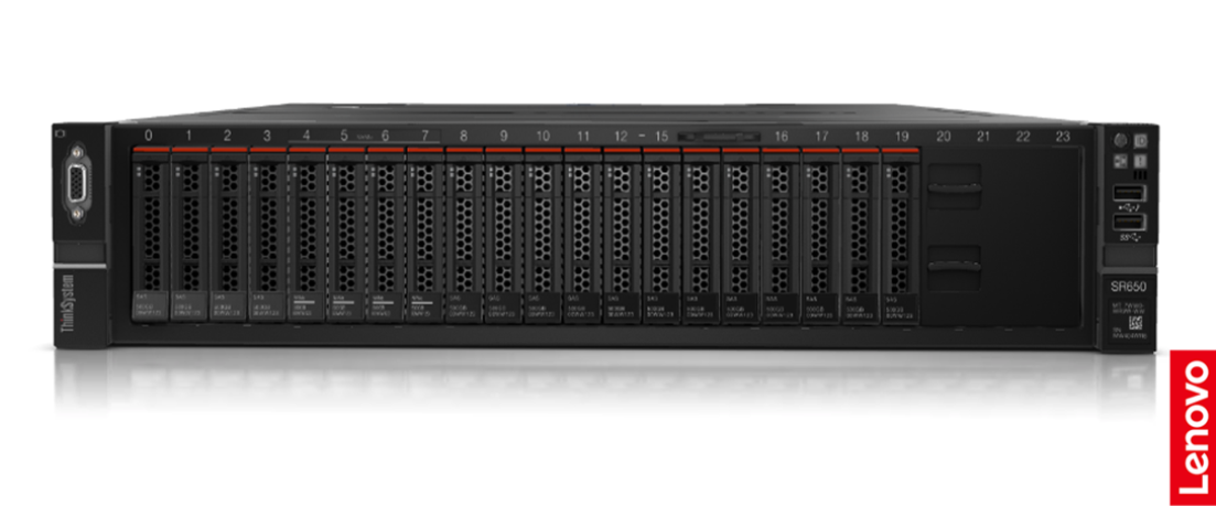 Lenovo Server Thinksystem SR650 v3 1*Xeon Silver 4514Y (16C/2.0GHz) 128GB DDR5 4x960GB Lenovo SSD (8x2.5”) 9350-8i/2Gb 4x1GbE XCC Platinium 1x1100W PSU 2U RACK