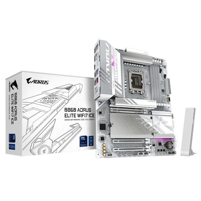Gigabyte B860 Aorus Elite Wifi 7 Ice D5 1851Pin