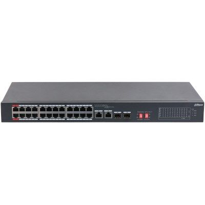 Dahua 24 Port 100Mbps PoE (S3226-24ET-240)