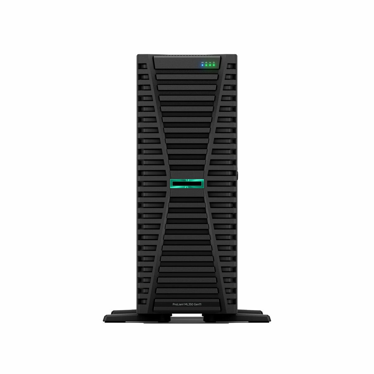 HPE ProLiant ML350 Gen11 1* Xeon Silver 4510 (12C/2.4GHz) 64GB DDR5 2x960GB HPE SSD (8x2.5”) MR408i-o/4Gb 4x1GbE ILO STD. 2x1000W PSU Tower - P71671-425