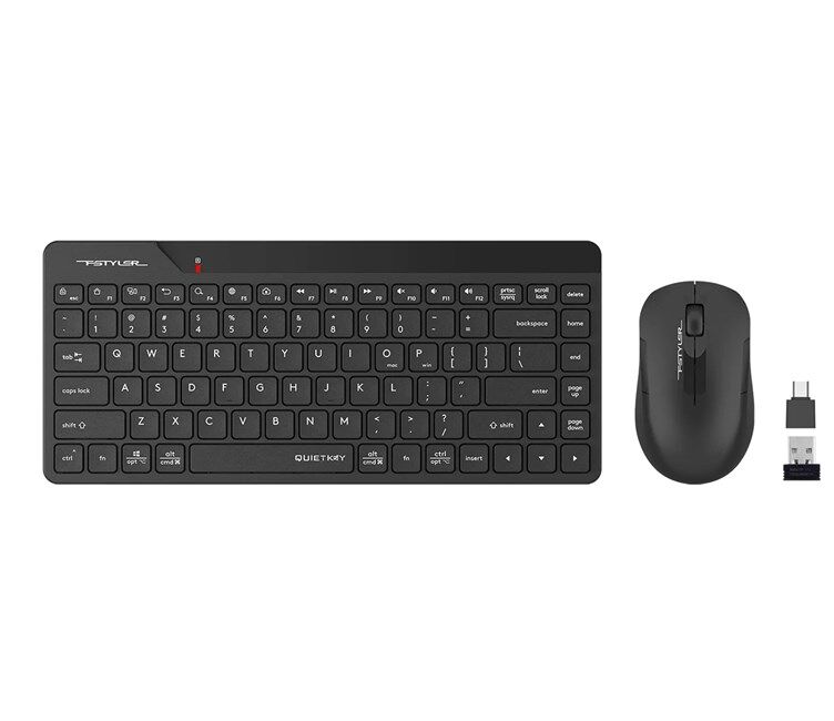A4-Tech Kablosuz Set	Mini Siyah (FG2200 AIR2)