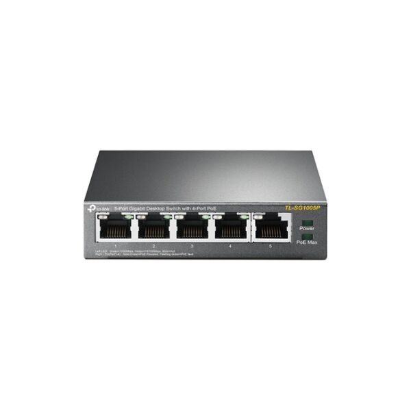 Tp-Link 5Port Gigabit 4xPoE 65W (TL-SG1005P)