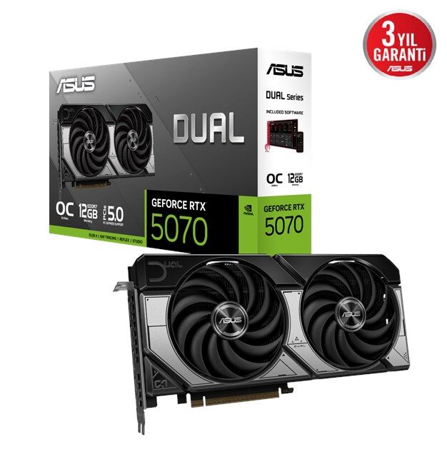 Asus GeForce RTX5070 12G Dual OC GD7 192Bit