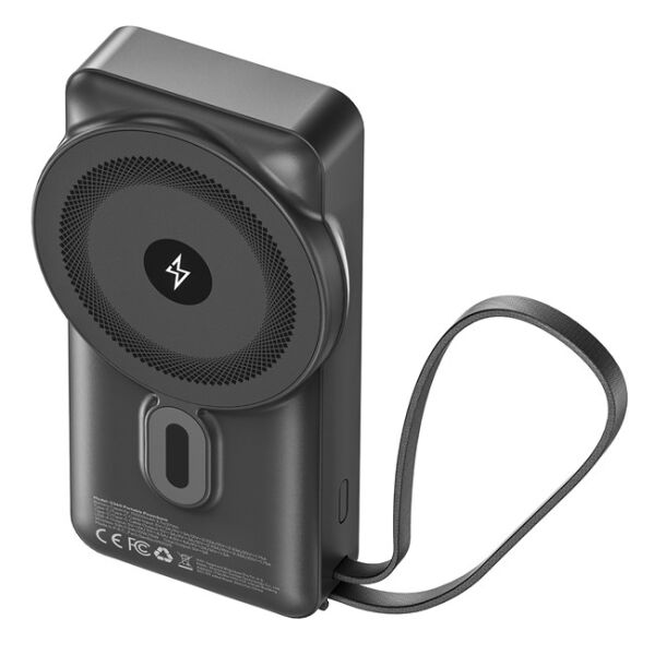 S-link Powerbank 10000mAh Kablosuz Siyah