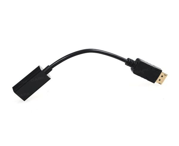 Dark DisplayPort to HDMI Dişi Kablo 4K