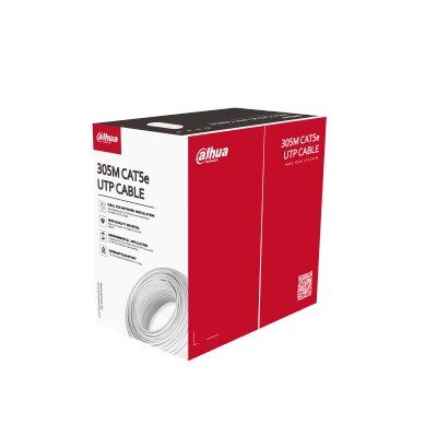 Dahua Cat6 Beyaz UTP Saf Bakır (305m) - Beyaz