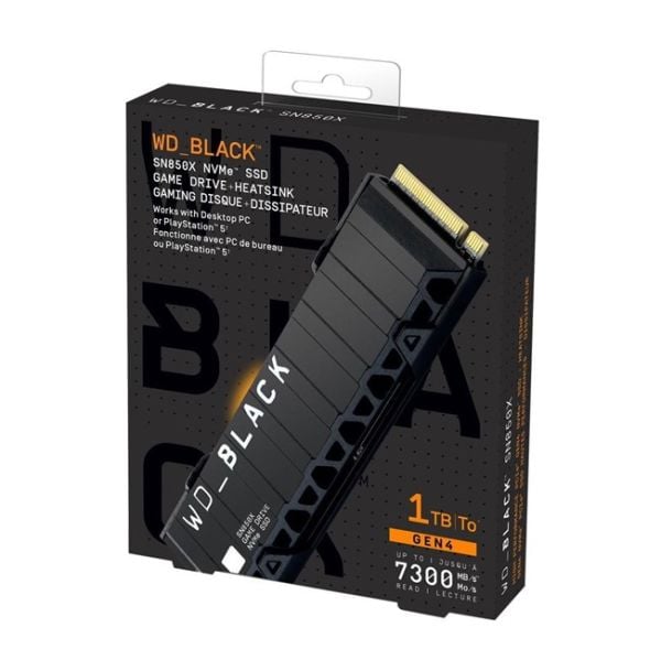 WD Black SN850X 1TB M.2 NVMe SSD (7300/6300)