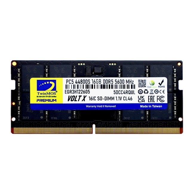TwinMOS 16GB DDR5 5600MHz 1.1V (TMD516GB5600S)(NB)