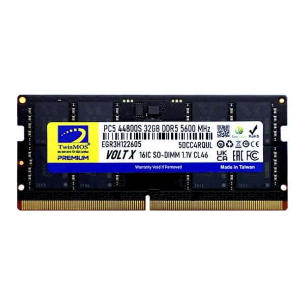 TwinMOS 32GB DDR5 5600MHz 1.1V (TMD532GB5600S)(NB)