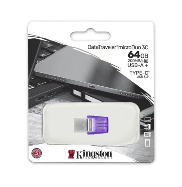Kingston 64GB DT MicroDuo 3C DTDUO3CG3/64GB